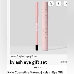 Kylash Eye Gift Set Black Mascara, Shimmery Black Eyeliner